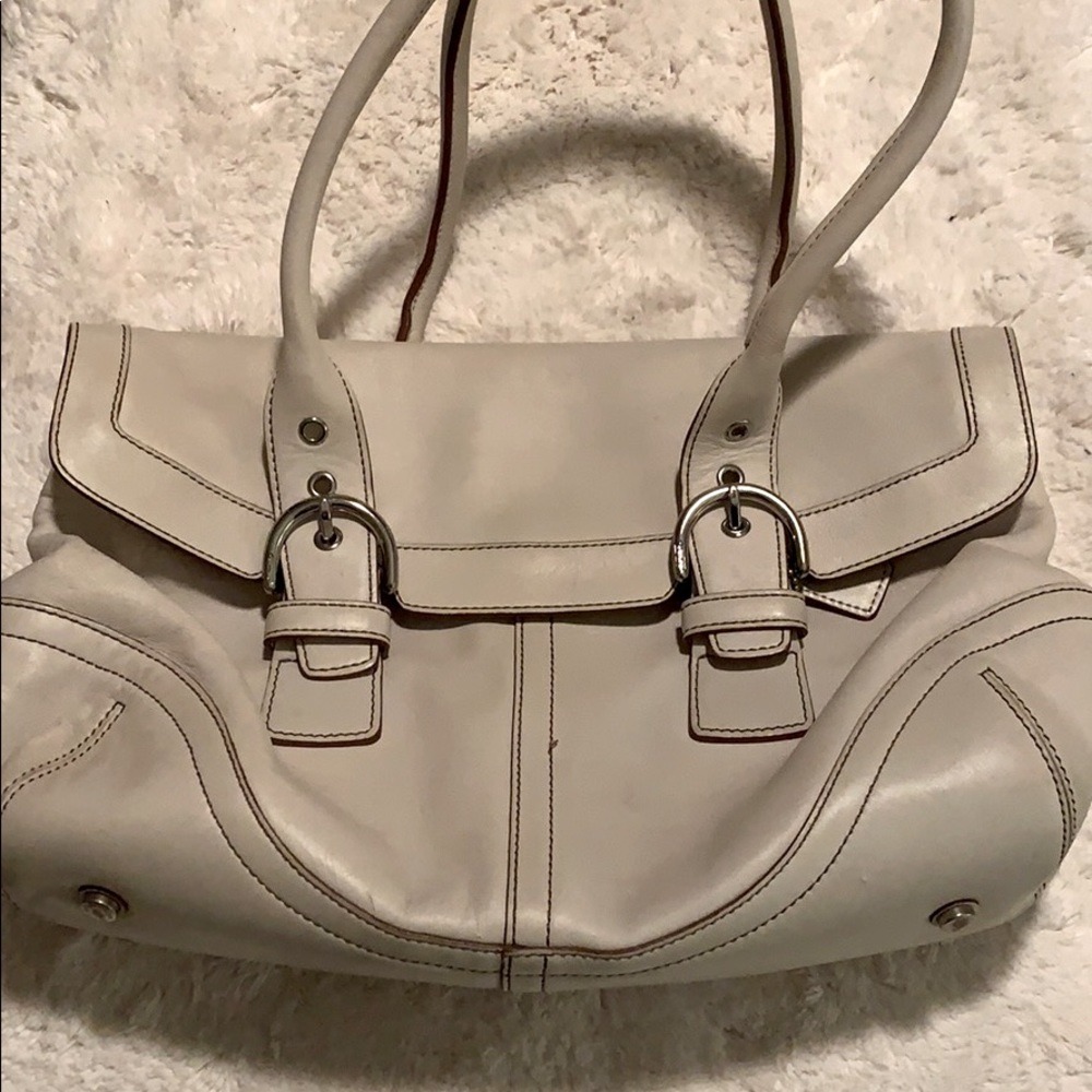 Coach Hampton Soho in Cream